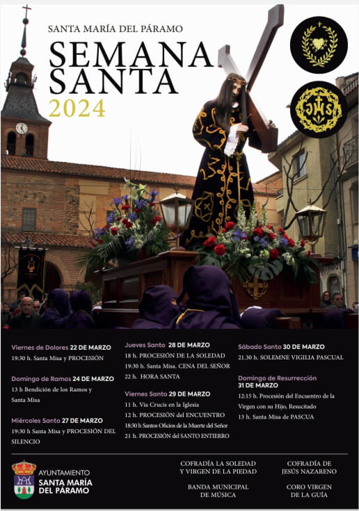 Semana Santa en Santa María del Páramo 2024 Santa María del Páramo